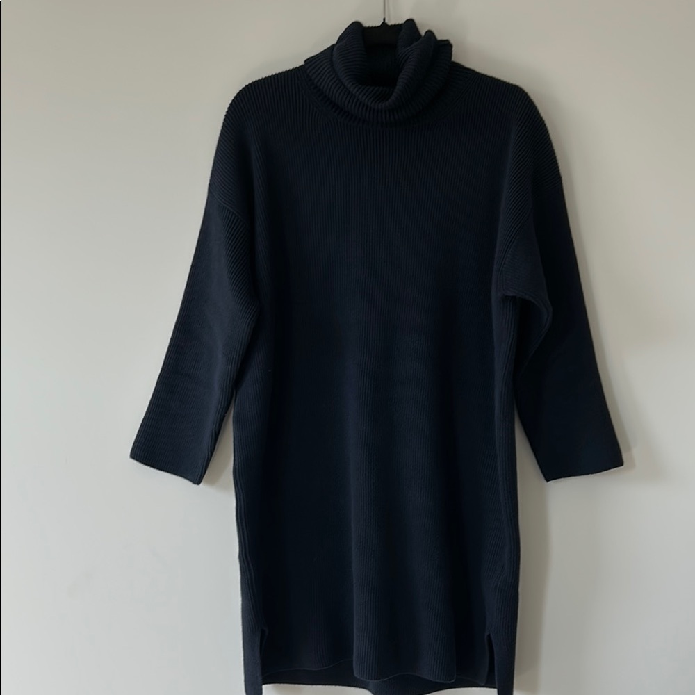 *NWT* Barbour Navy Turtleneck Sweater Dress
